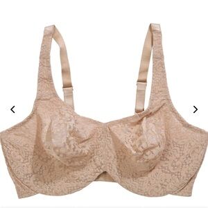Wacoal Full Figure Halo Lace Convertible
Underwire Bra 36DDD
